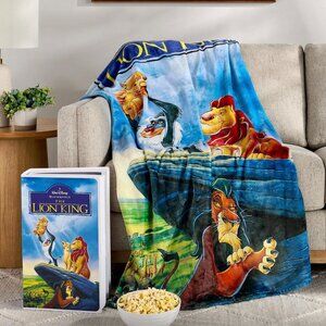 Disney Classic VHS Boxed Silk Touch Throw, 50" x 70"--Lion King